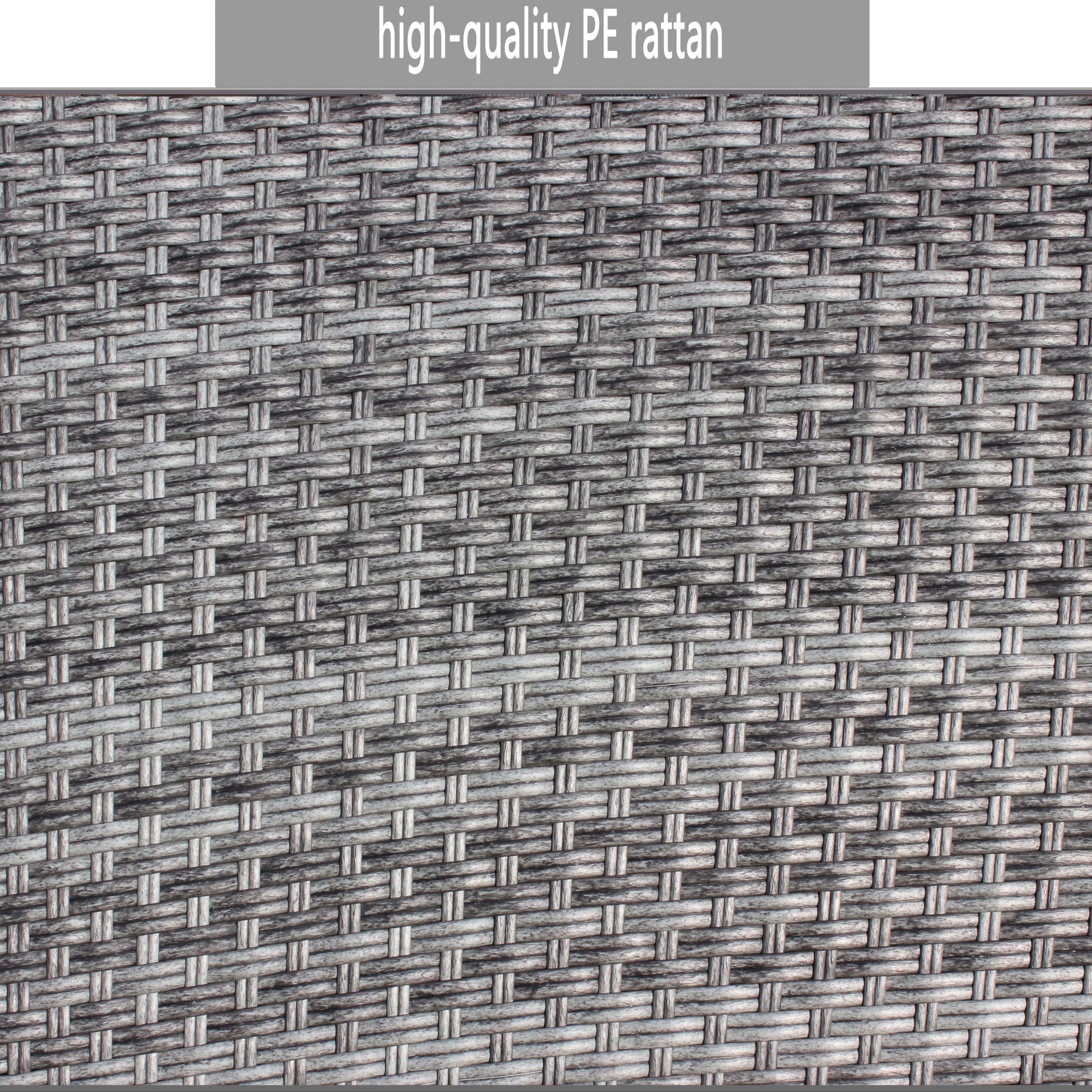 Patio Chair With Cushions Grey Cushion Grey Pe Rattan Iron Waterproof Fabric
