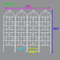 4 Pack Metal Garden Trellis 71