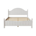 Traditional Concise Style White Solid Wood Platform Bed, No Need Box Spring, Queen Old Sku:Wf306306Aaa Queen White Wood