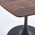 Special Dining Table,Mdf Dining Tablekitchen Table,Black And Walnut,Exective Desk Matte Black Mdf