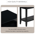 Contemporary 3 Drawer Console Table With 1 Shelf, Entrance Table For Entryway, Hallway, Living Room, Foyer, Corridor Black Primary Living Space American Design Mdf