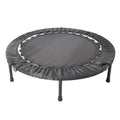 40 Inch Mini Exercise Trampoline For Adults Or Kids Black Steel