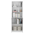 Veta 2 Piece Living Room Set With 2 Bookcases, White White Particle Board Particle Board