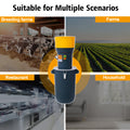 50L Grain Mill Grinder Electric Corn Grinder, Grain Mills Mill Flour Mills Molino De Maiz, Farm Home Electric Grinder For Corn Grain Feed, Wheat Grinder With 5 Grinder Sieves 1Wrench Dark Gray Steel