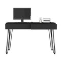 Desk Hinsdale, Office, Black Black Particle Board Particle Board