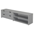 Versatile Full Bed With Trundle,Under Bed Storage Box And Nightstand .Grey Full Grey American Design Pine