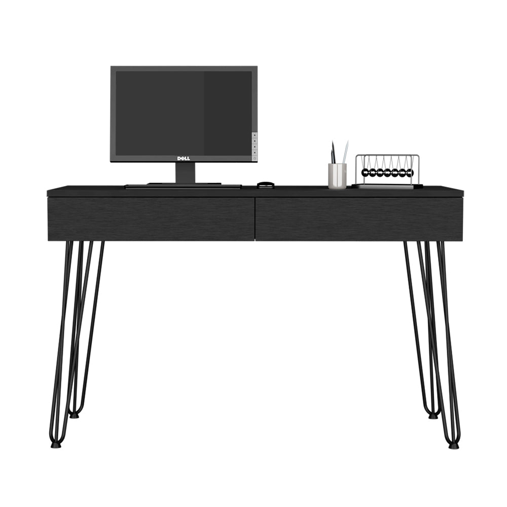 Desk Hinsdale, Office, Black Black Particle Board Particle Board