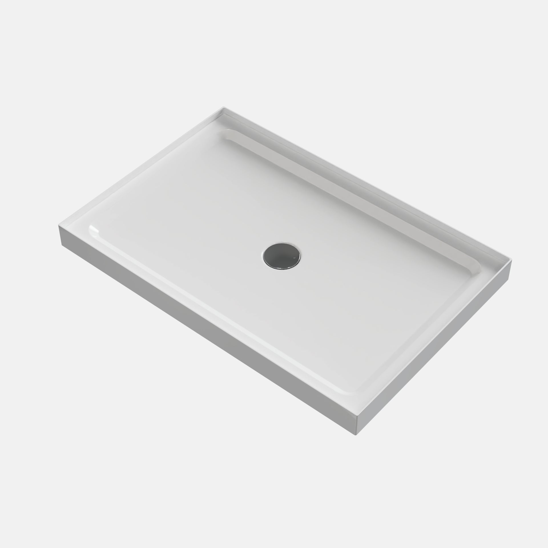 Goodyo 32" X 48" Shower Base Shower Pan 4 Wall Alcove, White White Abs Abs