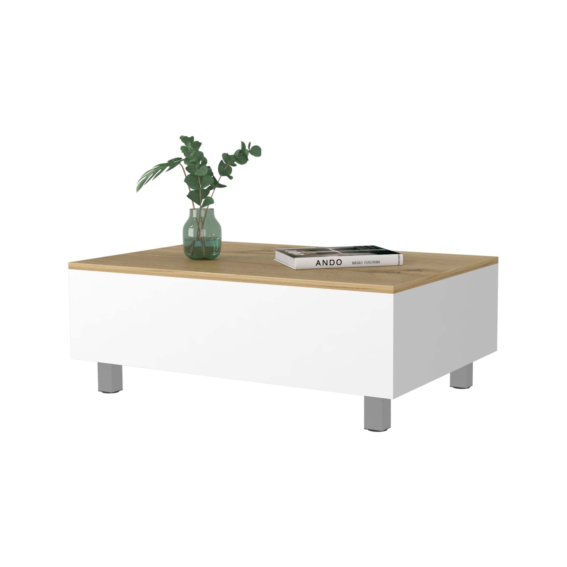 Boston Lift Top Coffee Table Multicolor Mdf Engineered Wood