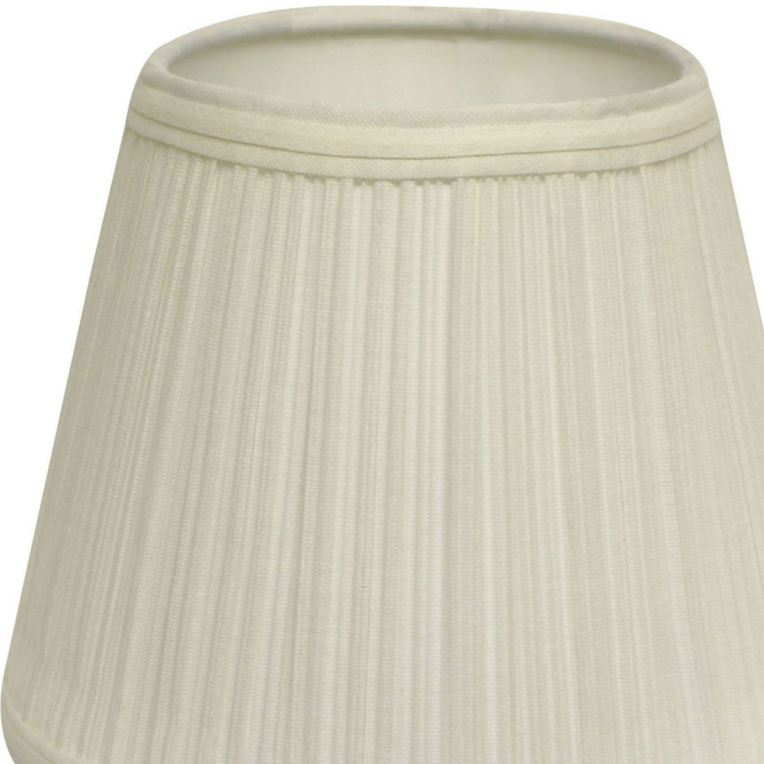 Slant Empire Hardback Lampshade With Washer Fitter, White White Broadcloth Pleat