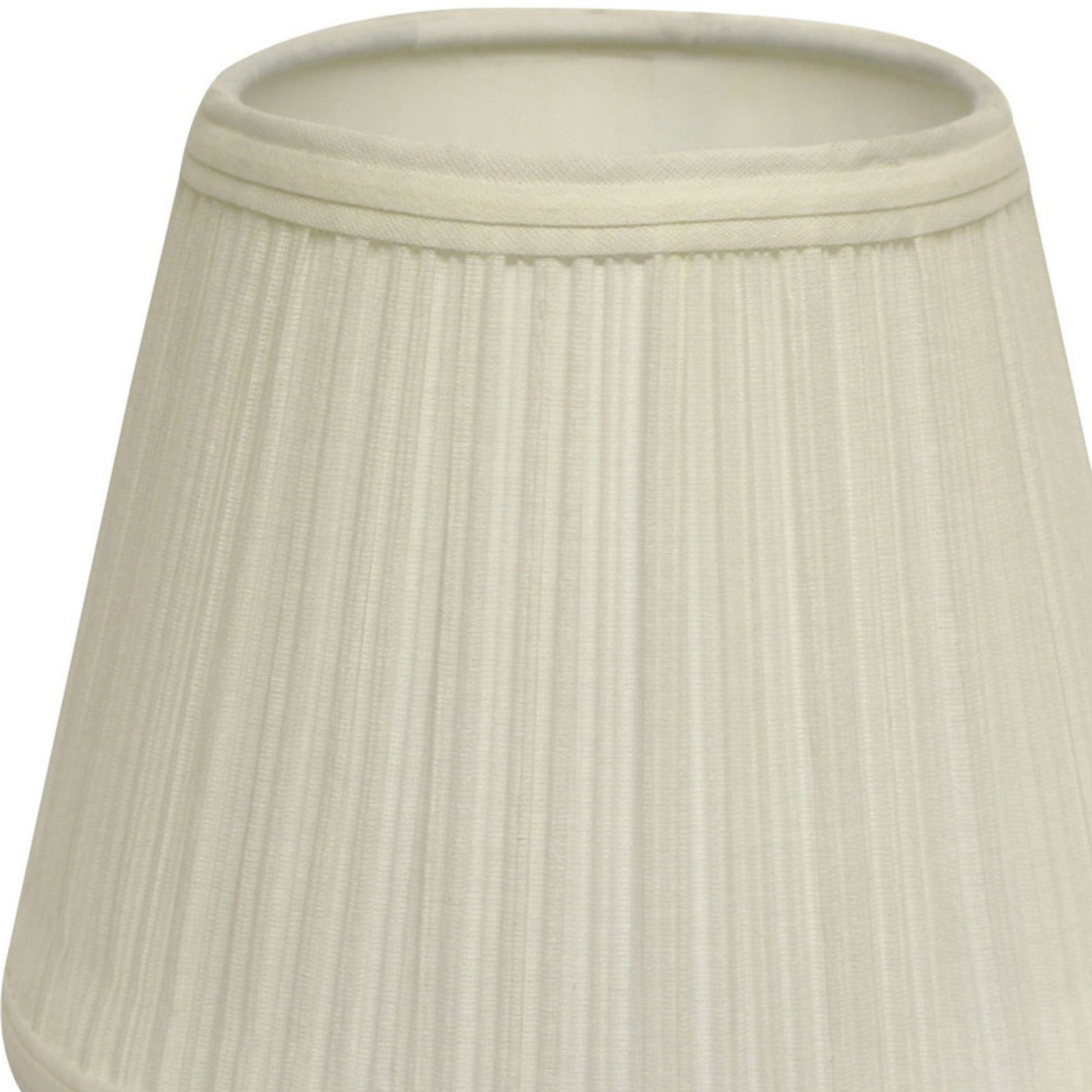 Slant Empire Hardback Lampshade With Washer Fitter, White White Broadcloth Pleat