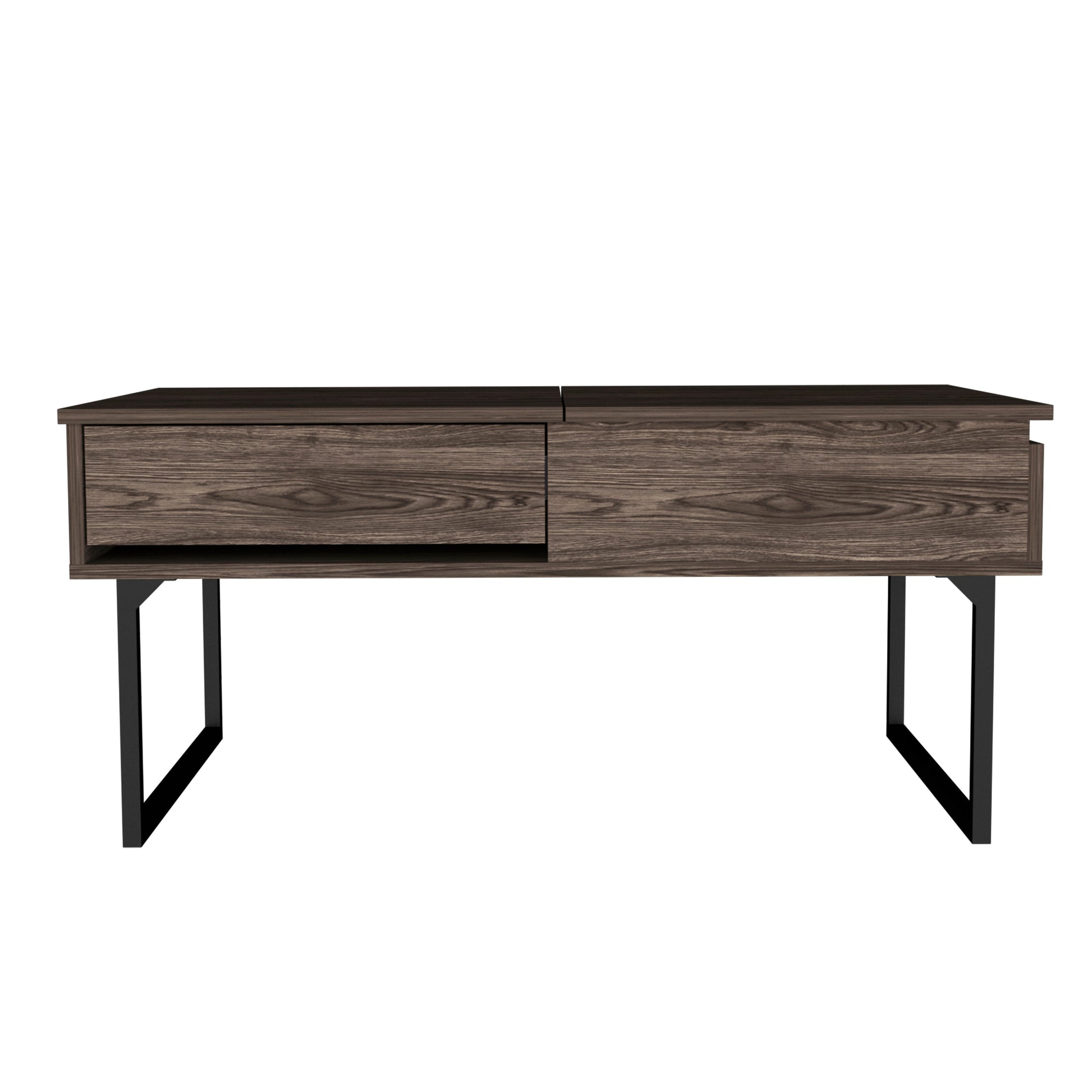 Hamilton, Liftable Top Coffee Table, One Drawer Brown Mdf Engineered Wood