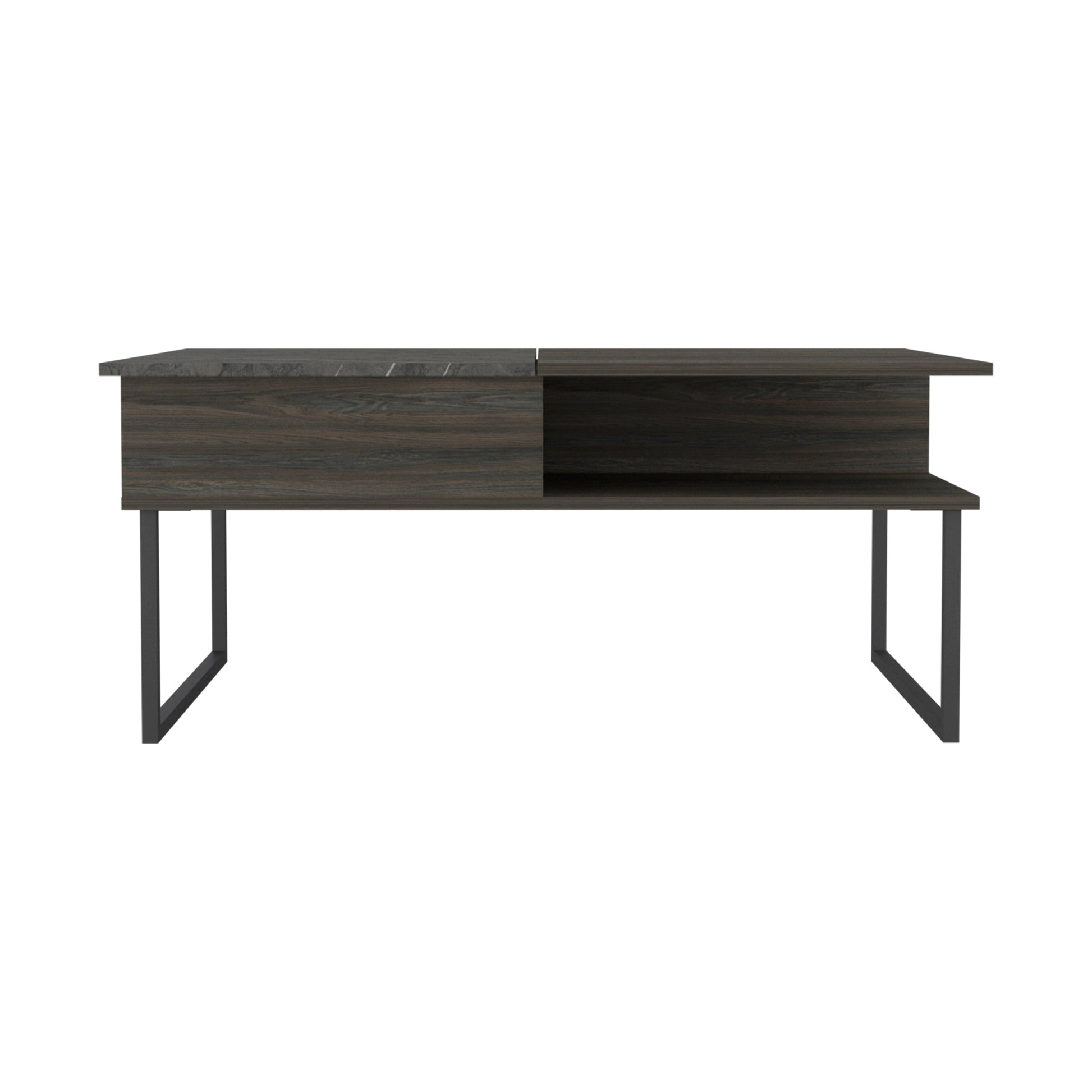 Dayton Lift Top Coffee Table Multicolor Freestanding Rectangular Open Storage Coffee & End Tables Rectangular Mdf Engineered Wood