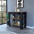 Brooklyn 40 Kitchen Island, Two Shelves, One Drawer Multicolor Mdf Engineered Wood