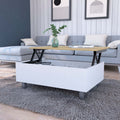 Boston Lift Top Coffee Table Multicolor Mdf Engineered Wood