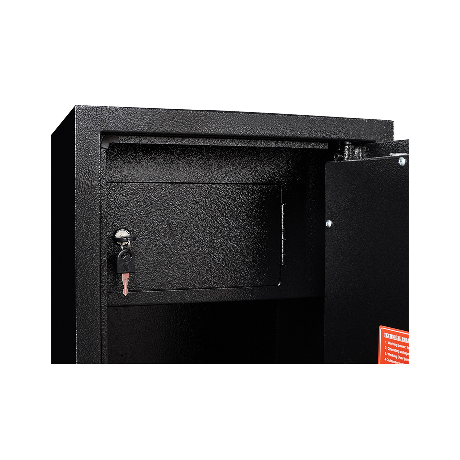 3 5 Safes For Home Rifles And Pistols With Inner Cabinet And Adjustable Shelf Black Steel