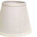 Slant Empire Hardback Lampshade With Washer Fitter, White White Linen