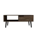Hamburg Coffee Table, One Open Shelf, One Drawer Brown Mdf Engineered Wood