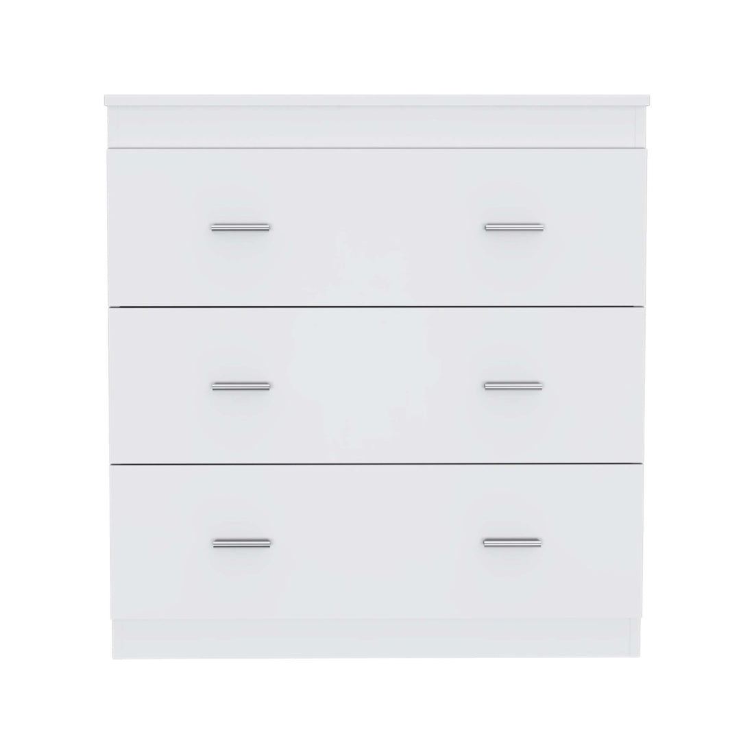 Dove Three Drawer Dresser, Superior Top Beige Mdf Engineered Wood