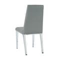 Modern Style Glass Table, Elegant Transparent Design, Durable Support Base, Solid, Selected Materials Made Of Furniture Display Fashion, Suitable For The Living Room Set Of 5 Grey Silver Seats 4 Mdf Glass