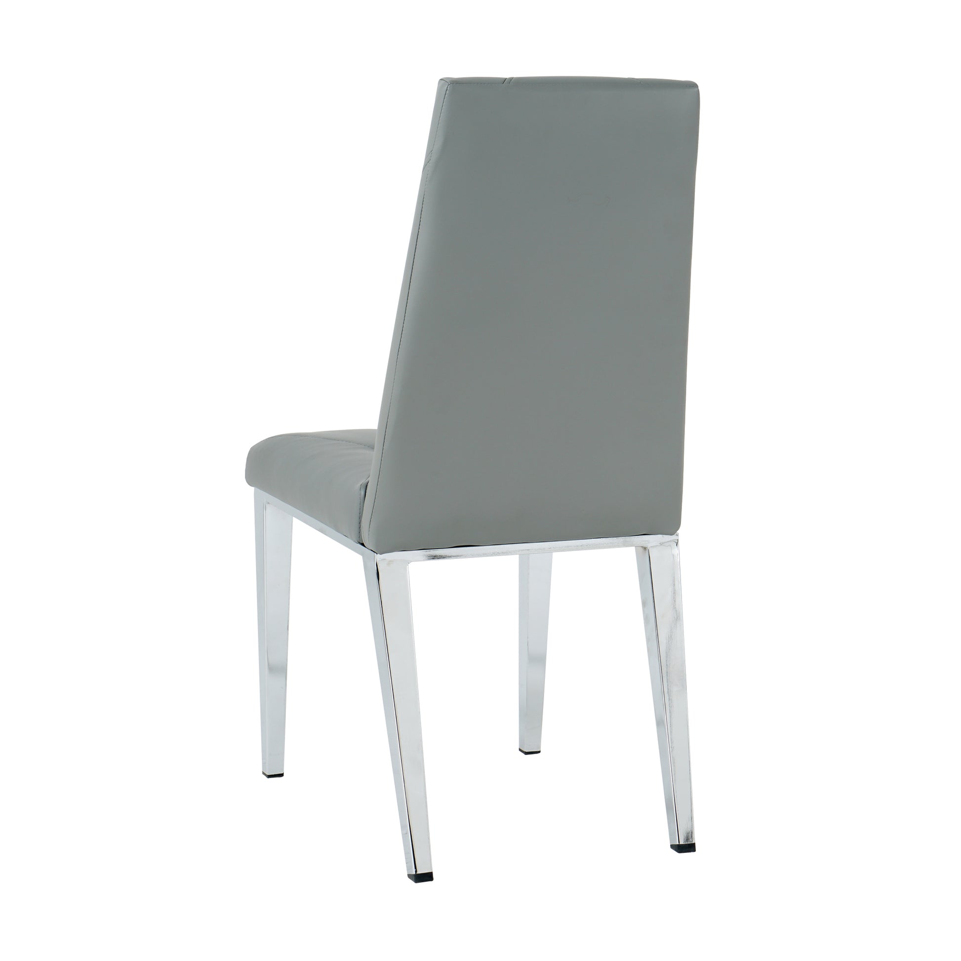 Modern Style Glass Table, Elegant Transparent Design, Durable Support Base, Solid, Selected Materials Made Of Furniture Display Fashion, Suitable For The Living Room Set Of 5 Grey Silver Seats 4 Mdf Glass