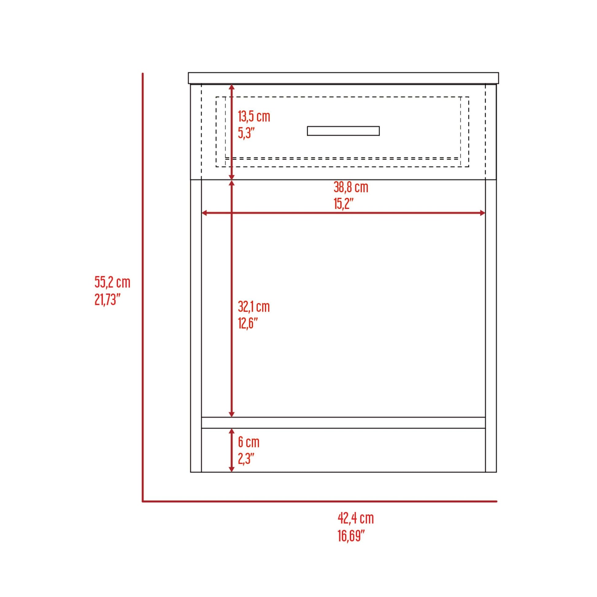 Phoenix Linen Cabinet, Four Shelves Multicolor Pine Engineered Wood