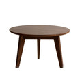 Center Table Low Table 100% Solid Oak Wood Top Plate Desk Coffee Table Width 60 X Depth60 X Height 35 Cm Study Desk Work From Home Easy To Assemble Walnut Color Wood Desk Oak Brown Primary Living Space Oak Round Open Storage Coffee & End Tables Wood