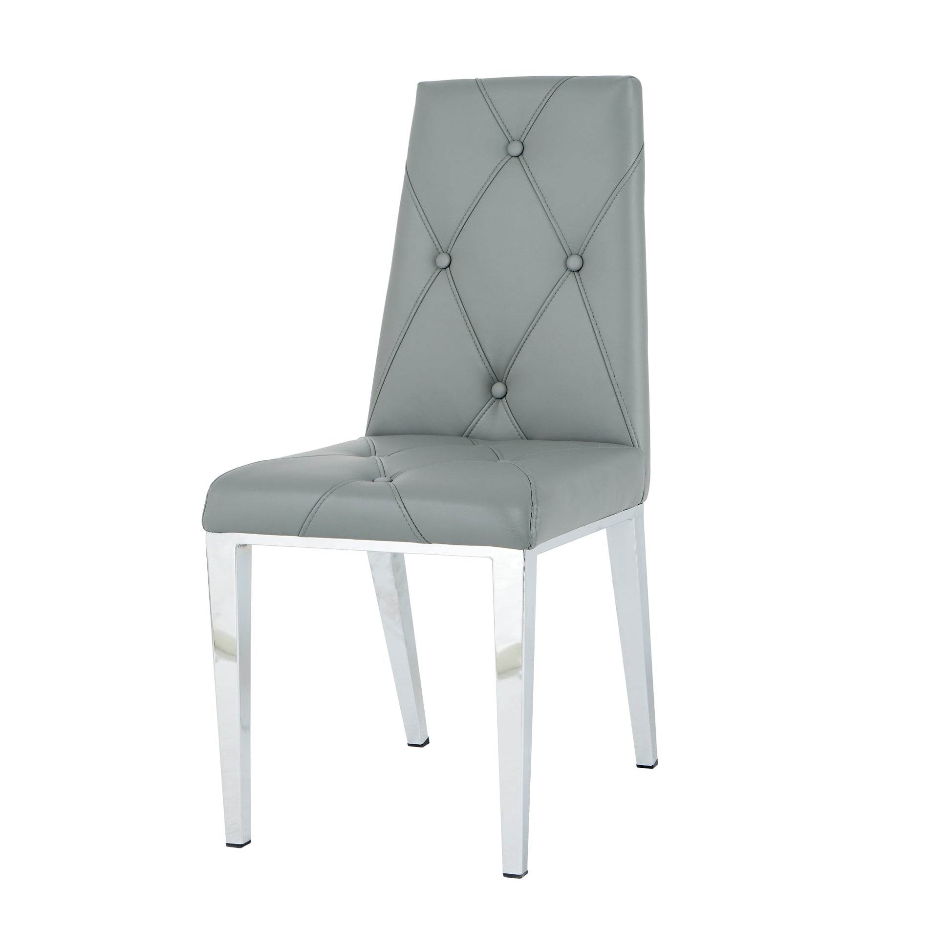 Modern Style Glass Table, Elegant Transparent Design, Durable Support Base, Solid, Selected Materials Made Of Furniture Display Fashion, Suitable For The Living Room Set Of 5 Grey Silver Seats 4 Mdf Glass