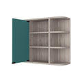 Valdez Medicine Cabinet With Six Shelves, Mirror Cabinet Beige Mdf Engineered Wood