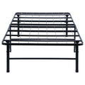 Black Twin Xl Platform Bed Twin Xl Black Metal Bedroom Contemporary,Modern Bed Frame Steel