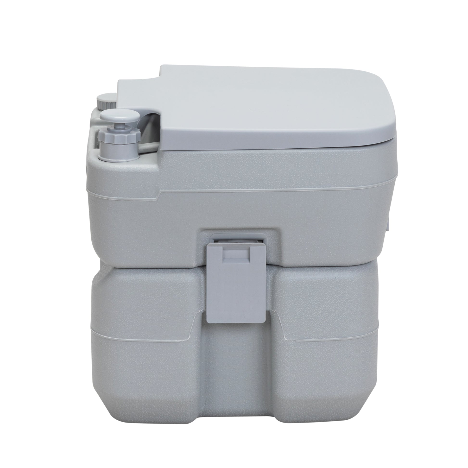 Portable Toilet With 5.3 Gallon Waste Tank And Carry Bag, Porta Potty For Rv Boat Camping, Gray Gray Hdpe