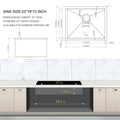 Laundry Workstation Sink 23X19X13