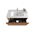 Bb0436Y301, Integrated White Ceramic Basin, Drain Assembly Not Included Gloss White Ceramic