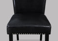 White Faux Marble & Black Finish Dining Table Set Black Faux Leather Upholstered Chairs Bench Trim Polyurethane Fabric 6Pc Set Wood Marble White Black Seats 6 Wood Dining Room 72 Inches Traditional,Vintage Rectangular Rectangular Dining Table With Chair