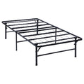 Black Twin Xl Platform Bed Twin Xl Black Metal Bedroom Contemporary,Modern Bed Frame Steel