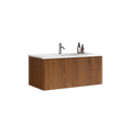 Bb0436Y301, Integrated White Ceramic Basin, Drain Assembly Not Included Gloss White Ceramic