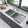 Double Bowl 50 50 Undermount Sink 28