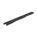 28 Inches Linear Shower Drain, Included Hair Strainer And Leveling Feet Matt Black Stainless Steel