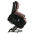 Power Lift Recliner Chair Recliners For Elderly With Heat And Massage Recliner Chair For Living Room With Infinite Position And Side Pocket,Usb Charge Port.Blackbrown Black Brown Power Push Button Soft Heavy Duty Cotton Wood Metal