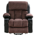 Power Lift Recliner Chair Recliners For Elderly With Heat And Massage Recliner Chair For Living Room With Infinite Position And Side Pocket,Usb Charge Port.Blackbrown Black Brown Power Push Button Soft Heavy Duty Cotton Wood Metal