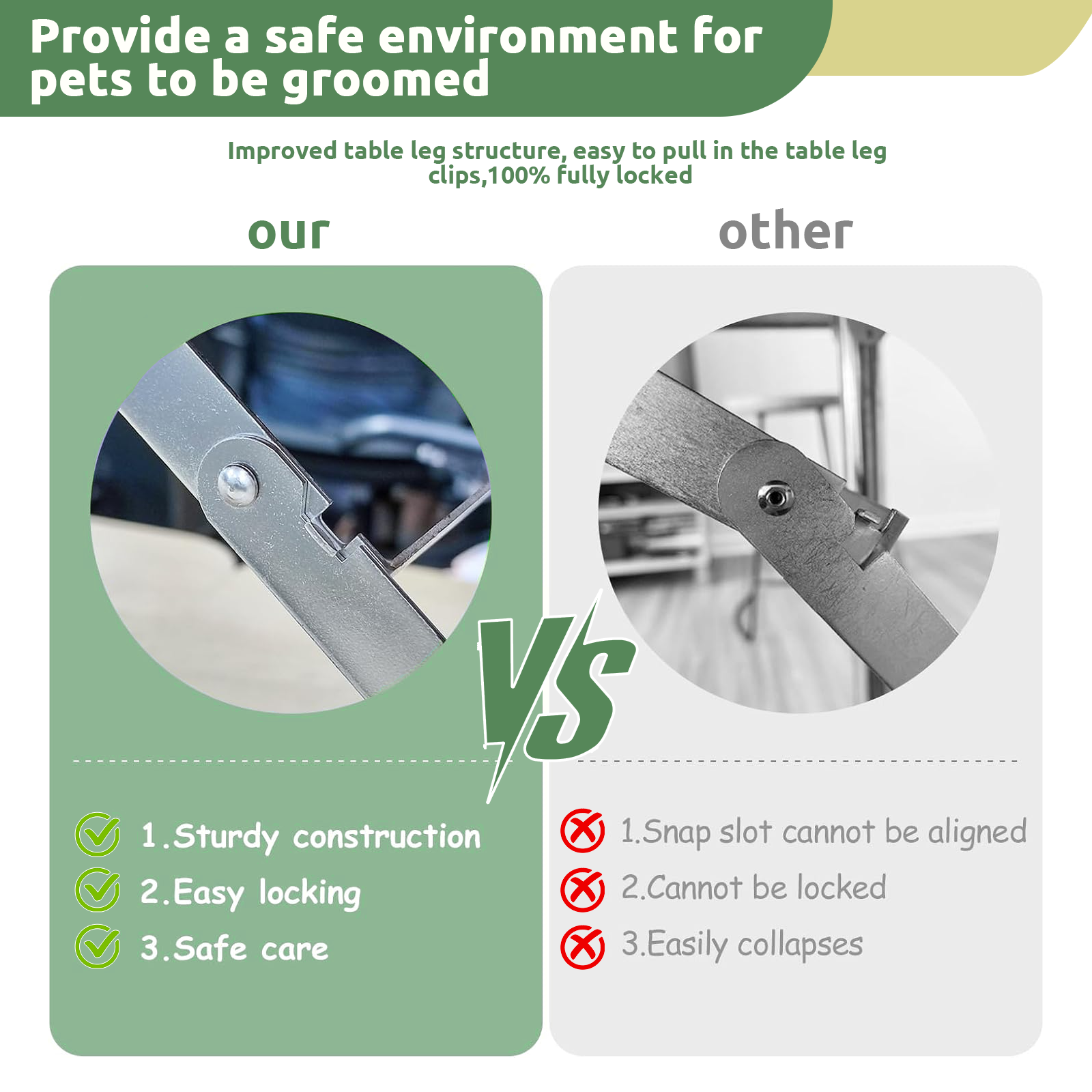 46 Inch Foldable Dog Grooming Table For Home With Adjustable Arm, Noose, Non Slip Surface, And Storage Mesh Tray Black Mdf Metal