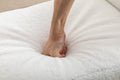 031 Teddy Fabric Single Bench Shoe Bench Makeup Bench For Bedroom Indoor,Ivory Wood Bedroom White Solid Eucalyptus Wood Tufted Ivory Polyester Backless Soft Modern Foam Teddy