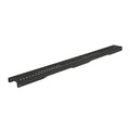 28 Inches Linear Shower Drain, Included Hair Strainer And Leveling Feet Matt Black Stainless Steel