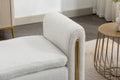 031 Teddy Fabric Single Bench Shoe Bench Makeup Bench For Bedroom Indoor,Ivory Wood Bedroom White Solid Eucalyptus Wood Tufted Ivory Polyester Backless Soft Modern Foam Teddy