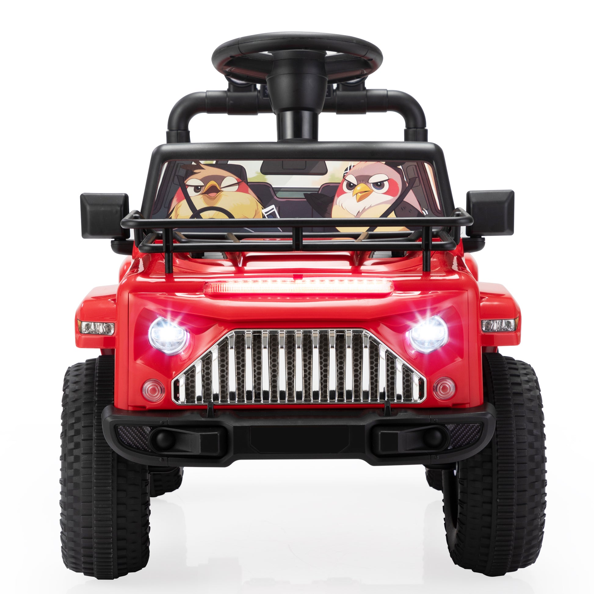 Red Little Bird Jeep Red Black Polypropylene