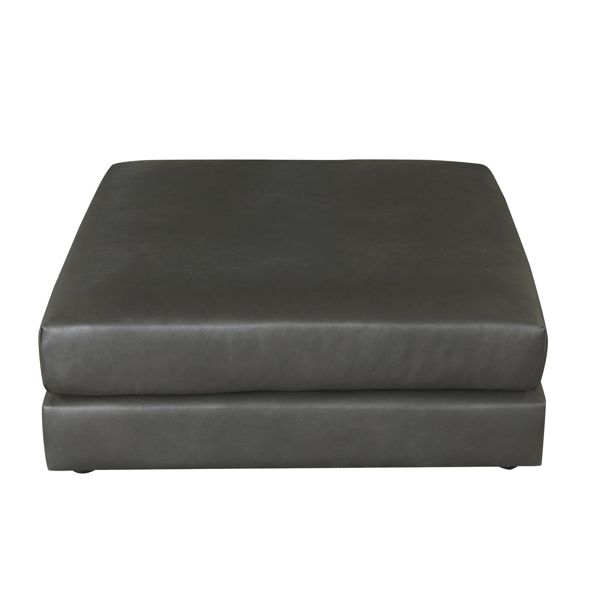 112.7" Modular Sectional Sofa Corner Sofa Chaise Lounge With Movable Ottoman For Living Room, Black Black Foam Palomino Fabric