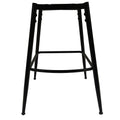Technical Leather Woven Bar Stool Set Of 2,Black Legs Barstools No Adjustable Kitchen Island Chairs,360 Swivel Bar Stools Upholstered Counter Stool Arm Chairs With Back Footrest, Tan Metal Black Brown Kitchen Dining Chairs Foam Technical Leather