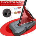 Height Adjustable 7 To 10Ft Basketball Hoop 44 Inch Backboard Portable Basketball Goal System With Stable Base And Wheels, Use For Outdoor Balls Sports Black Gray Portable Garden & Outdoor Training Support Iron