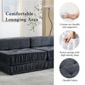 Folding Sofa Bed, Futon Sleeper Chair, Convertible Chair Floor Couch & Sleeping Mattress For Living Room, Guest Room, Home Office, Apartment, Small Space, Bed, Removable Back Cushion, Grey, 1 Seat Grey Chenille Primary Living Space Pillow Back Soft
