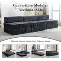 Folding Sofa Bed, Futon Sleeper Chair, Convertible Chair Floor Couch & Sleeping Mattress For Living Room, Guest Room, Home Office, Apartment, Small Space, Bed, Removable Back Cushion, Grey, 1 Seat Grey Chenille Primary Living Space Pillow Back Soft